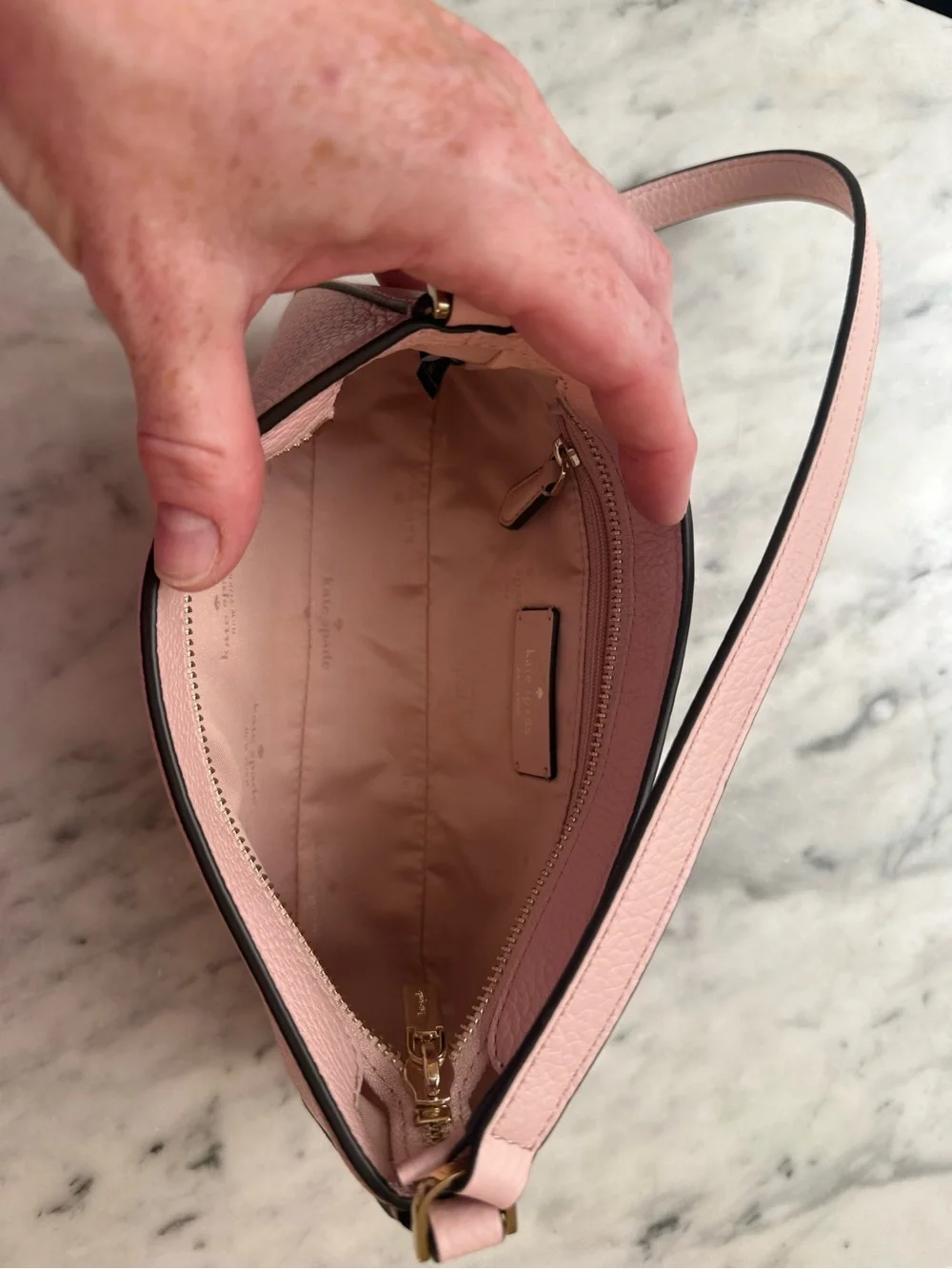 Kate Spade New York Julia small shoulder bag in Rose Smoke NWT